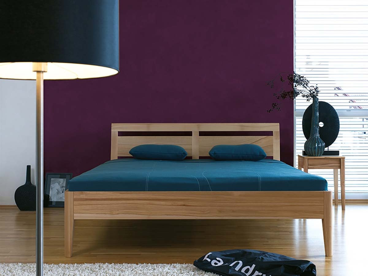 Dormiente Massivholzbett Kalmera Kernbuche Ambiente