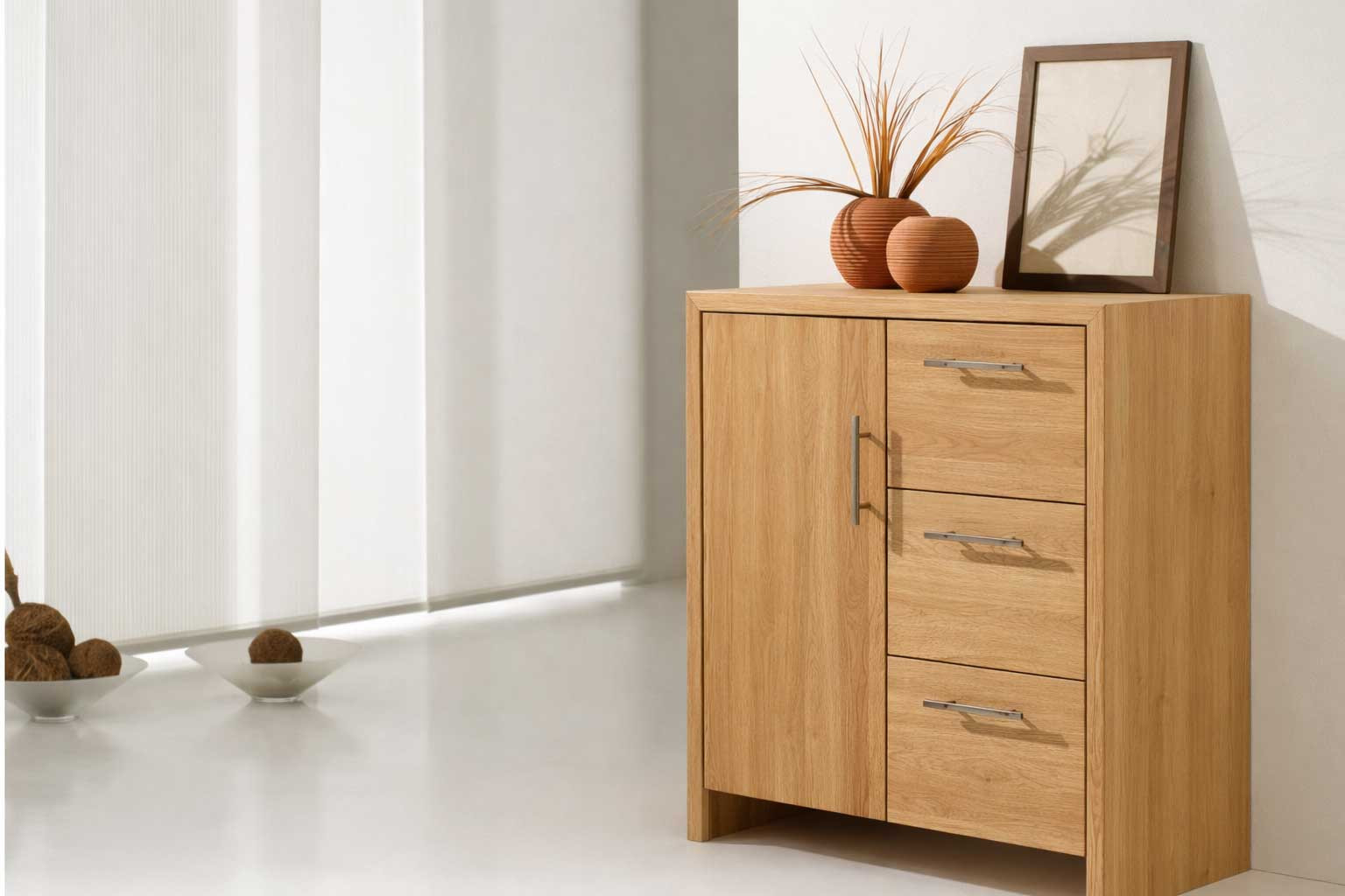 Highboard 6 in Eiche, geölt