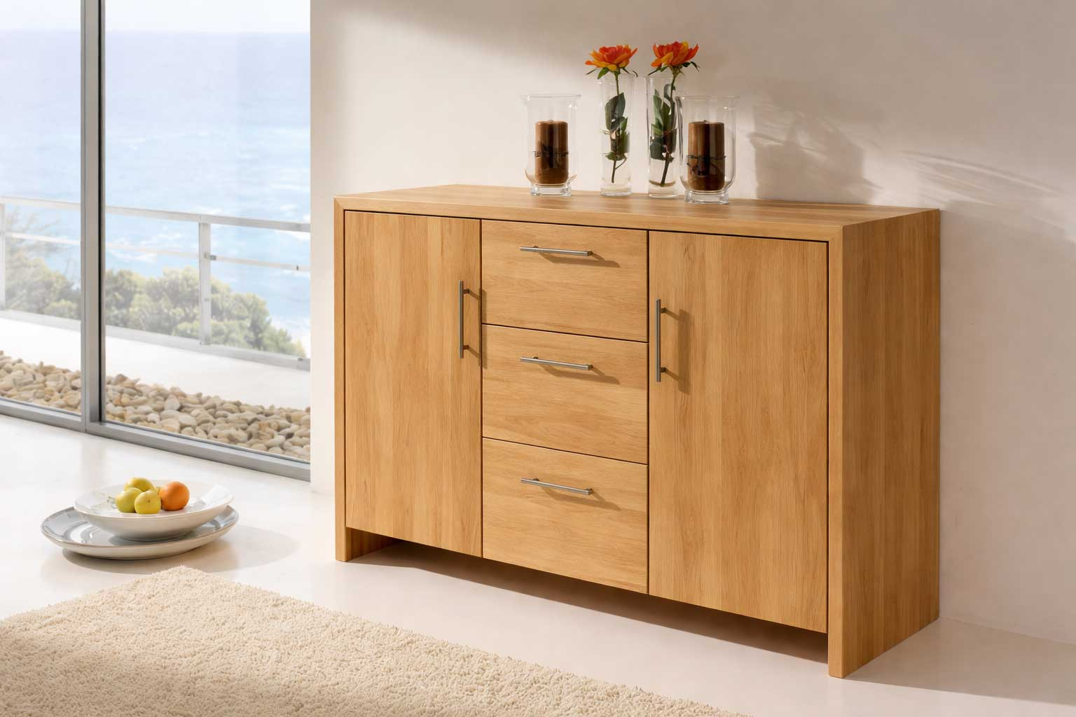 Kommode 6 in Eiche, geölt