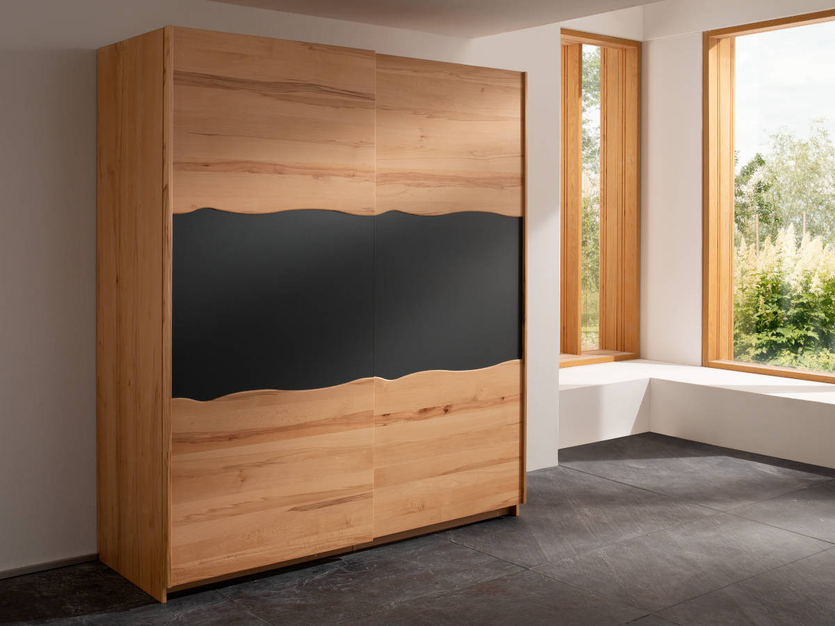 Massivholzkleiderschrank Lugano II