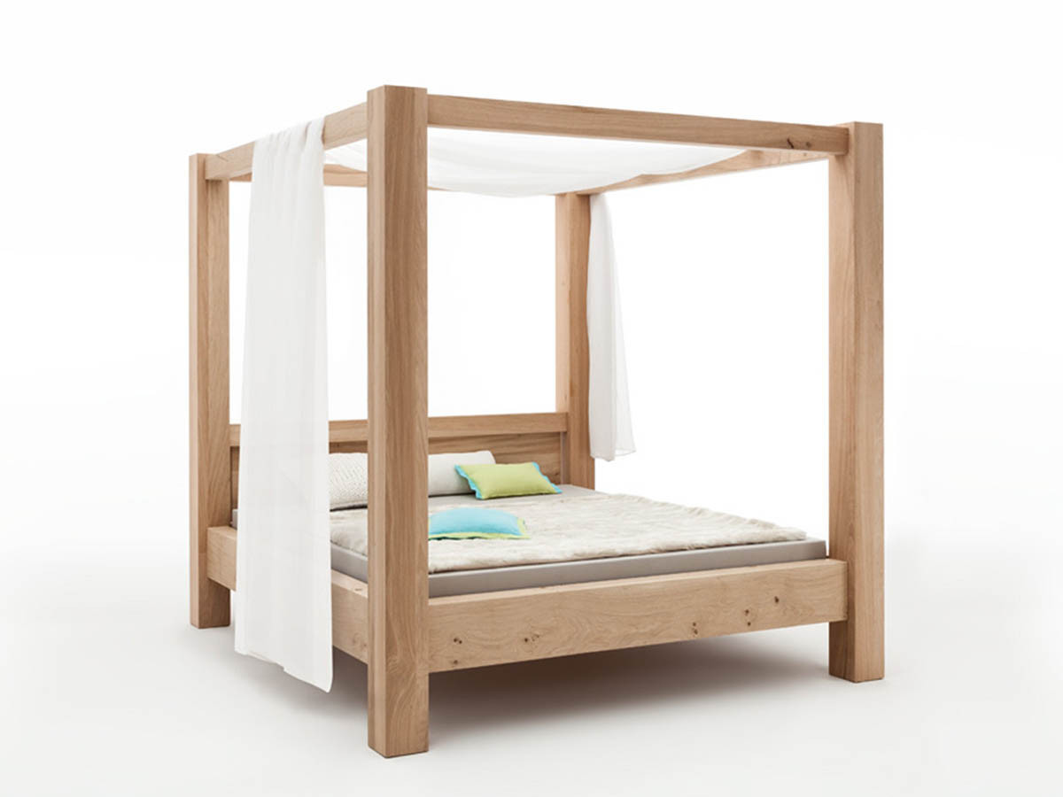 metallfrei Balkenhimmelbett 1