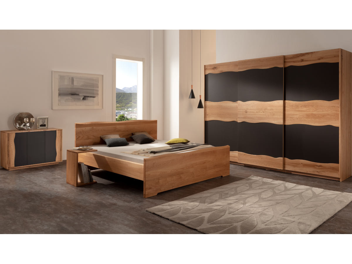 Wildeiche Schlafzimmer LAUSANNE III