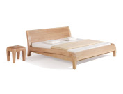 Dormiente Massivholzbett Beluga Kirsche