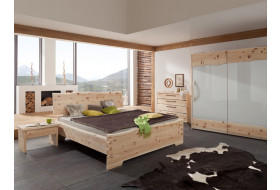 Alpen Schlafzimmer - Zirm'Stuam Large, Bettgröße 200x180 cm