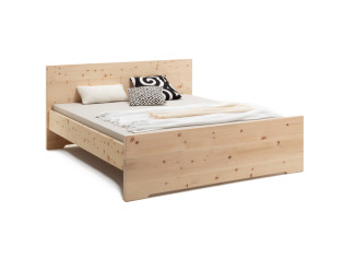 metallfreies Zirben-Designerbett Dorothee, Zirbe