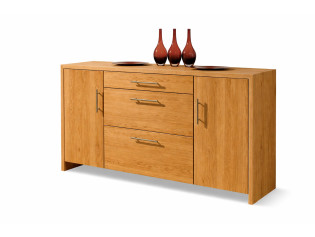Eiche - Sideboard 2, unbehandelt, freigestellt