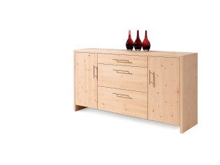 Zirben - Sideboard 2, unbehandelt, frei gestellt