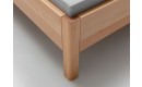 Massivholzbett Jorun Detail Fuss nah