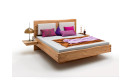 Wildeiche Schwebebett Augsburg, Seite mit Polster_Wildeiche