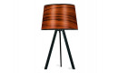 Attica Tischlampe | Holz Furnier Lampe Tineo