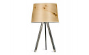 Attica Tischlampe | Holz Furnier Lampe Zirbe