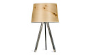 Attica Tischlampe | Holz Furnier Lampe Zirbe