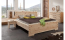 Zirbenbett Zirm Koje, Größe 200x180cm, unbehandeltes Zirbenholz, <br> passende Nachttische zusätzlich erhältlich 1