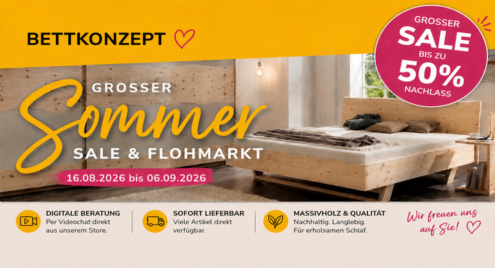 Zirbenholzbett_Massivholzbett_Sommeraktion