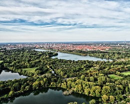 Der Maschsee in Hannover Der Maschsee in Hannover