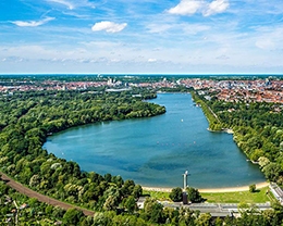 Der Maschsee in Hannover Der Maschsee in Hannover