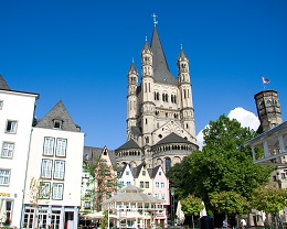 Die historische Altstadt in Köln Die historische Altstadt in Köln