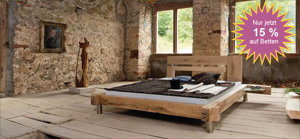 Balkenbett Normannstein E Sumpfeiche