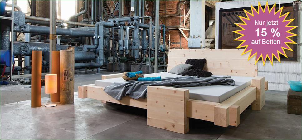 Balkenbett Hornungsburg Zirbe