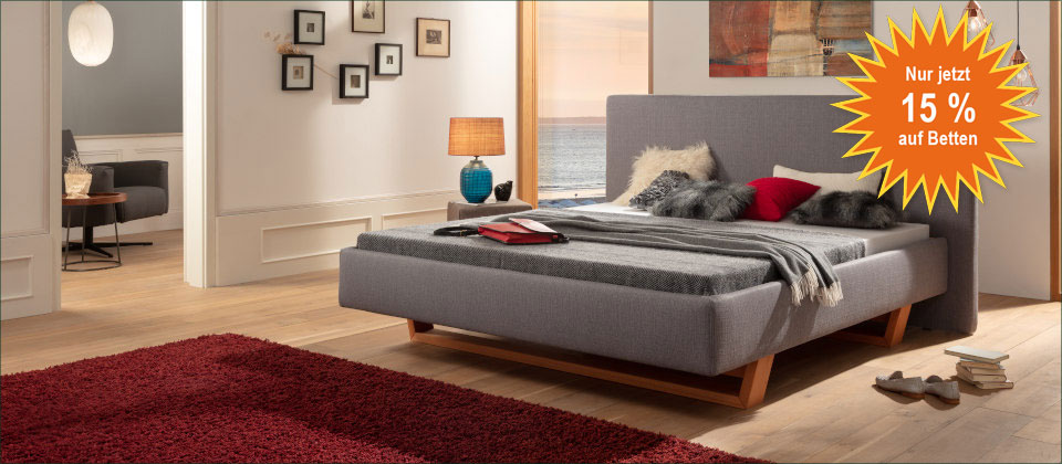 Metallfreies Boxspringbett Valka