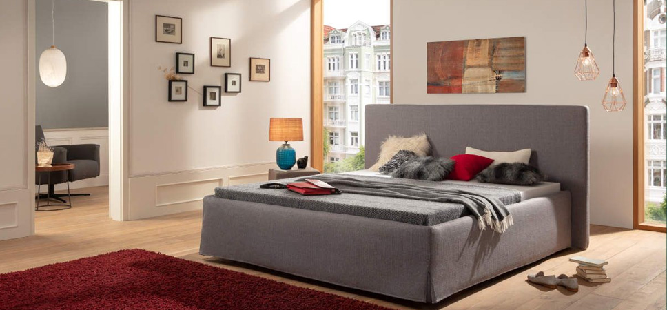 metallfreies Polsterbett Elaya