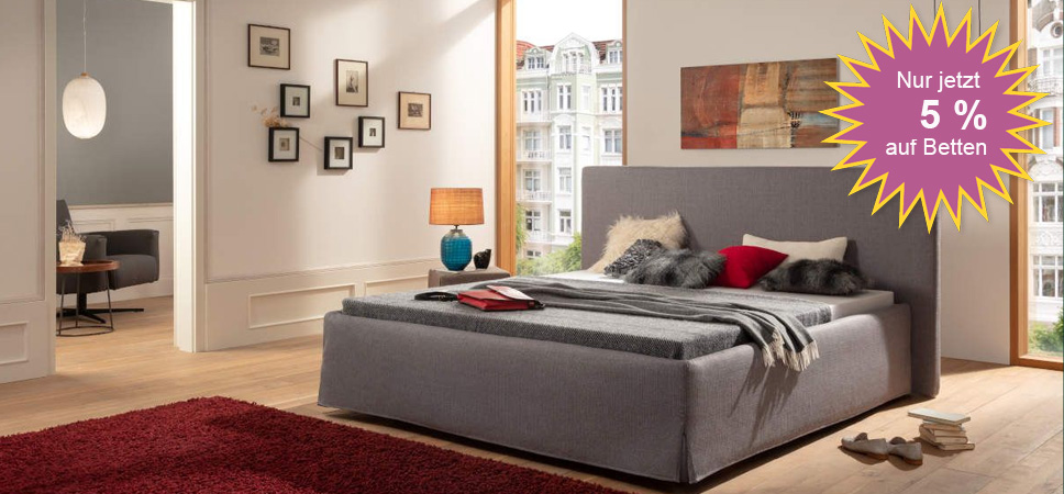 metallfreies Polsterbett Elaya