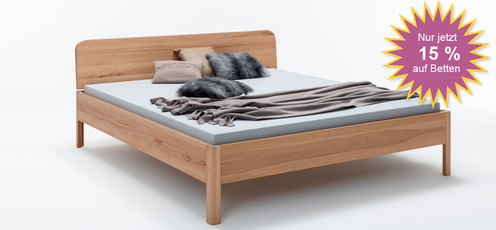 Massivholzbett Jorun