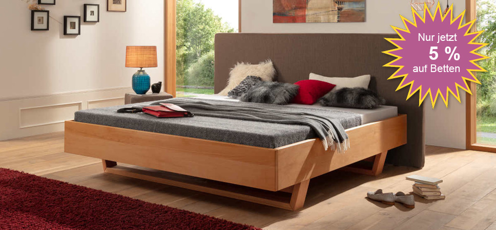 metallfreies Polsterbett Hafrun