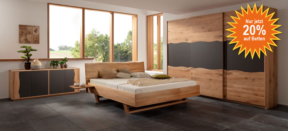 Wildeiche Schlafzimmer Spessart III