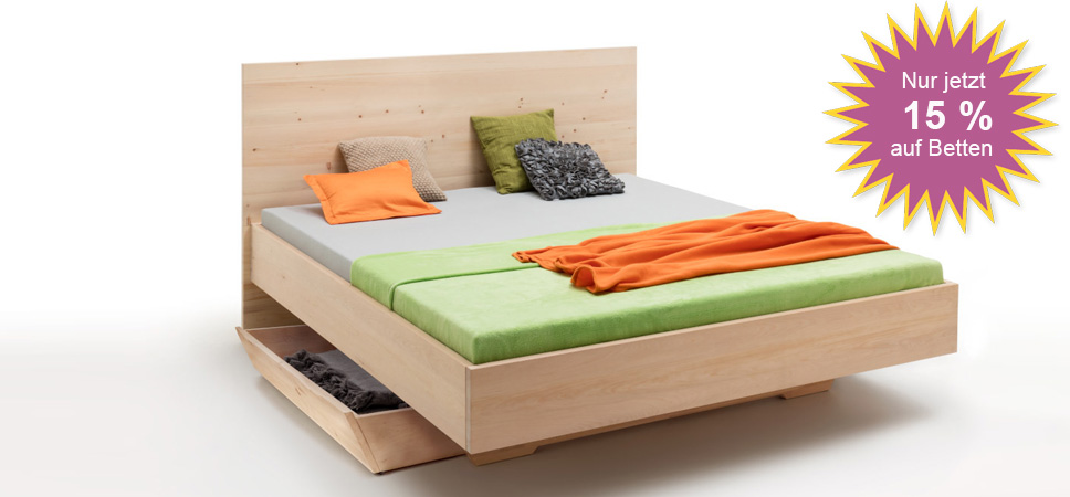 Zirbenholz Schwebebett Schneeberg