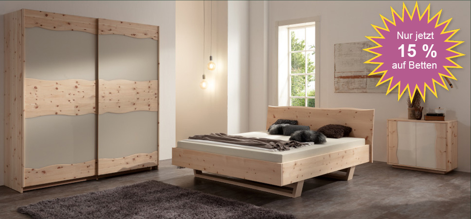 Zirbenhoöz Schwebebett Bozen