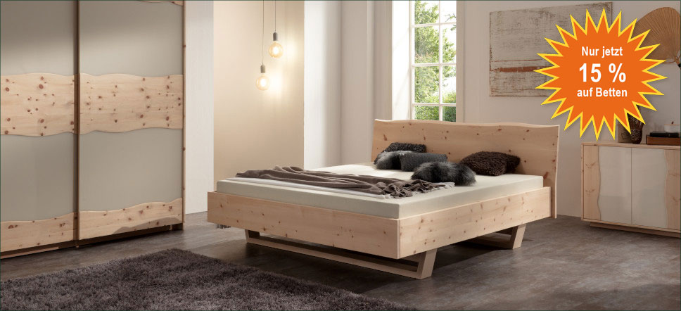 Schwebebett in Zirbe Bozen
