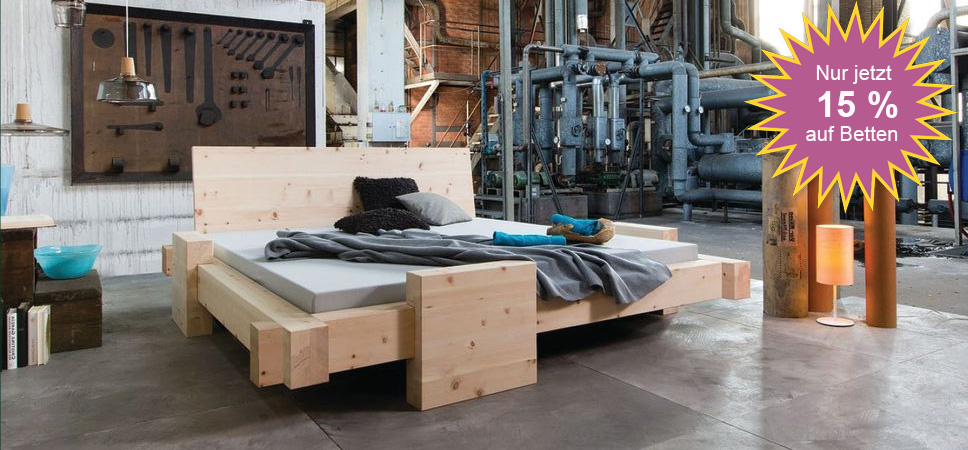 Balkenbett Hornungsburg Zirbe