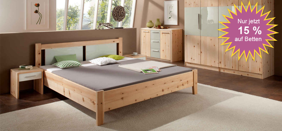 Zirbenholzbett Kito