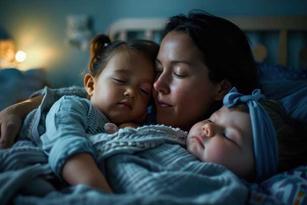Bild: Familienbett