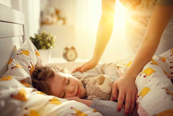 Bild: Familienbett und gemeinsame Morgenrituale