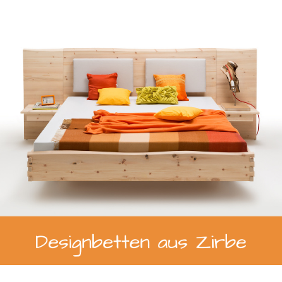 Designbetten aus Zirbe