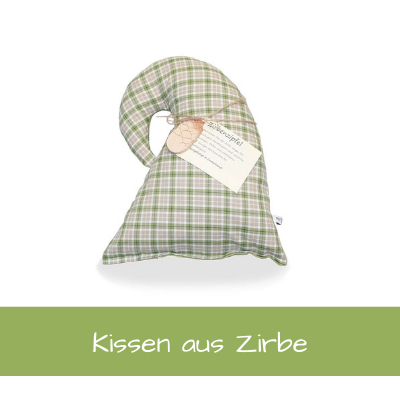 Zirbenecke Kissen aus Zirbe