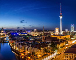 Der Fernsehturm in Berlin