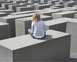 Das Holocaust Mahnmal in Berlin