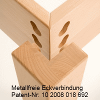 metallfreie Eckverbindung