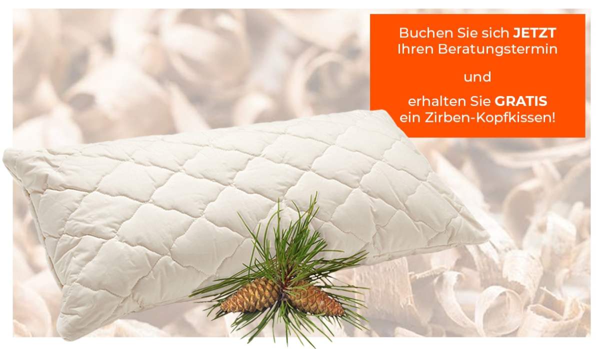 Terminvereinbarung Zirbenkissen